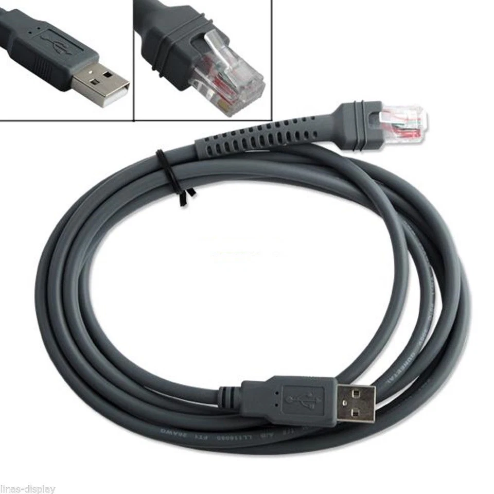 USB Cable for Symbol Barcode Scanners 2 meters - Image 1 of 1