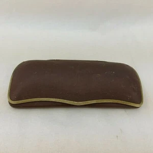 Estuche rígido vintage marrón para gafas #2726 - Imagen 1 de 11