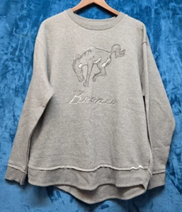 Ford Bronco Sweatshirt Women Size 2XL Gray Pullover Fleece Crew Neck Cotton - Picture 1 of 6