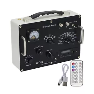 Kristallradio Mittelwelle & Kurzwelle Retro FM Radio & MP3 Musik Player Modul - Bild 1 von 7