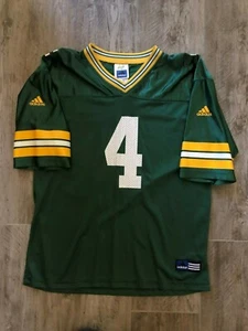 Vintage Adidas Packers Brett Favre Green #4 Football Jersey-Youth XL 18-20 - Picture 1 of 9