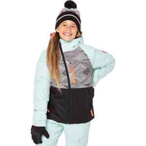 686 Hydra Insulated Jacket - Girls - X-Large / Icy Blue Colorblock