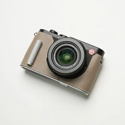 Leather Metal Insert Half Case for Leica D-LUX8 MrStone Grip Dlux8 Camera Cover - Image 1 of 4