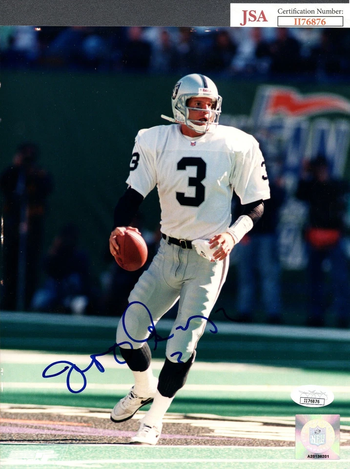 JSA Jeff George Autographed Signed AUTO 8x10 Photo Oakland Raiders TRB 556 - Image 1 of 1