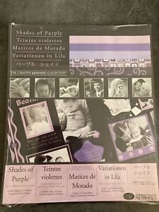 CREATIVE MEMORIES SHADES OF PAPER PACK BNIP Purple