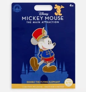 MICKEY MOUSE The Main Attraction DUMBO Pin FLYING ELEPHANT 50th Anniversary - Picture 1 of 2
