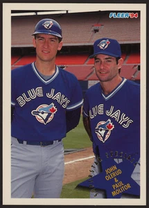 1994 Fleer #707 John Olerud Paul Molitor Blue Jays - Picture 1 of 24