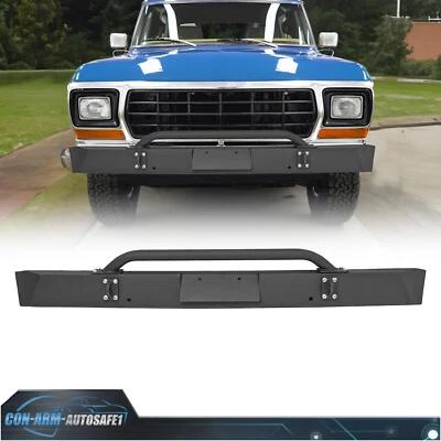 For Ford Bronco 1978-1979 & F Series 67-77 Front Bumper Assembly w/ Plate Holder - Imagem 1 de 4