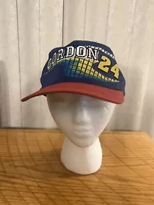 New Vintage Nascar Hat Jeff Gordon Blue Red #24 Competitors View - Picture 1 of 4