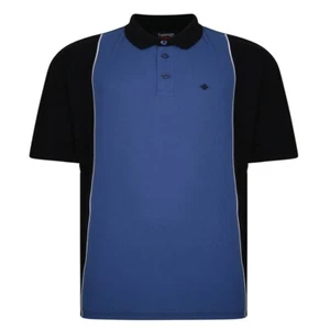Espionage P175 Negro/Azul Corte Y Costuras Polo 2XL3XL4XL5XL6XL7XL8XL - Imagen 1 de 1