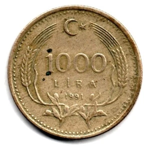 Türkei 1000 Lira 1991 - Bild 1 von 2