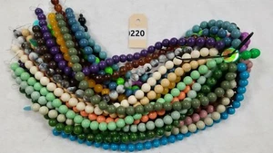 31 STRÄNGE ACRYL/ KUNSTSTOFFPERLEN  14mm MIX  aus Schwäbisch Gmünd - Bild 1 von 2