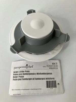 Prensa deslizante y hamburguesa de chef mimada # 1174 ~ NUEVA Foto 1 de 4