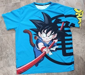 Dragonball Goku T-Shirt Size XXL Anime LARGE FRONT AND BACK PRINT GRAPHICS - Picture 1 of 11