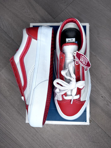 VANS Stile 36 VLT LX Pelle Arancione Bianco Uomo 5 5