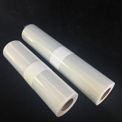 4U MEDIA&DISPLAYS 13”x100ft/roll，Waterproof Quick Dry Milky Inkjet Screen Printing Film