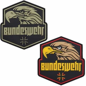 3D Rubber Patch Bundeswehr Adle Abzeichen Eisernes Kreuz Emblem Aufnäher - Bild 1 von 5
