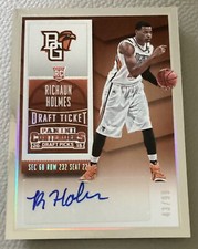 2015 Contenders Draft Picks Draft Ticket Richaun Holmes Rookie Card Auto RC /99