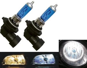 Halogen 9040 53W 5000K White Two Bulbs Fog Light Replacement Plug Play Lamp Fit - Picture 1 of 12