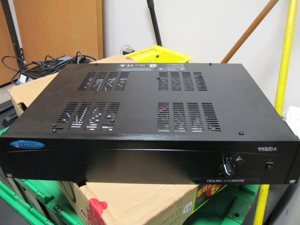 Crown 1160A 160W 70/100V Commercial 2U Rackmount Single-Zone Power Amplifier - Image 1 of 4