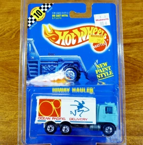 Hot Wheels Hiway Hauler Ocean Pacific Delivery BW Blackwall 24 Malaysia 1990 - Picture 1 of 3