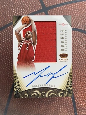 RARO! Crown Royale Marcus Morris RC 2012-13 automático #/99 reliquia SP autógrafo Panini Foto 1 de 4