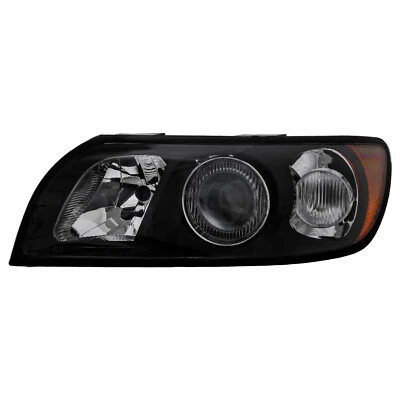 Faro halógeno delantero izquierdo h7 negro para Volvo S40 II - Imagen 1 de 2