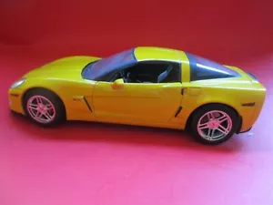 Jada 2006 06 Chevrolet Chevy Corvette Z06 Giallo Diecast 1/24 nuovo senza scatola - Foto 1 di 4