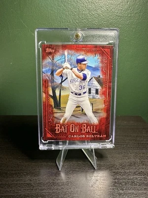 2025 TOPPS X BOB ROSS Carlos Beltran /5 —Bright Red 3 /5 !! - Image 1 of 3