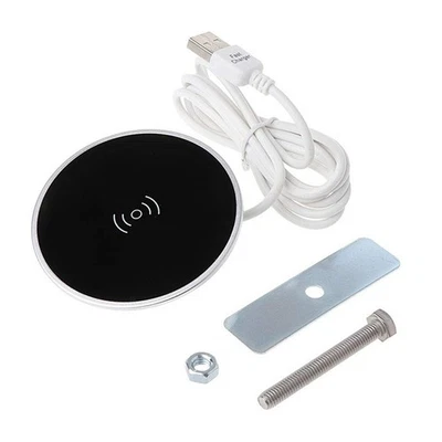 Phone Wireless Fast Charger Furniture Table Desktop Embedded For HUAWEI Samsung - Image 1 of 4