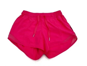 Lululemon Hottie Hot Shorts 4" Inseam Low Rise Pink Running Athletic - Picture 1 of 6