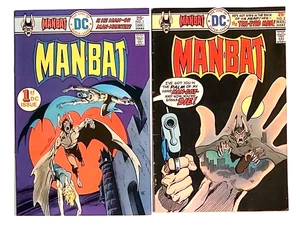 Man-Bat #1 (FN/VF) & #2 (FN) Complete 2-Issue Series / Steve Ditko / 1975 - Bild 1 von 11