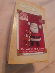 2004 Hallmark Keepsake "Rudolph and Santa" - Rudolph the Red Nosed Reindeer / - Bild 1 von 1