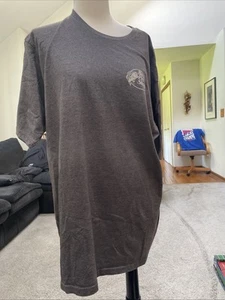 Bass Pro Shops anthrazitfarbenes doppelseitiges Angeln T-Shirt Größe XL - Bild 1 von 6