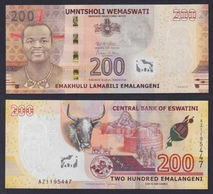 Banconota Swaziland Eswatini 200 emalangeni 2023 P.-W45 FDS/UNC - Imagen 1 de 2
