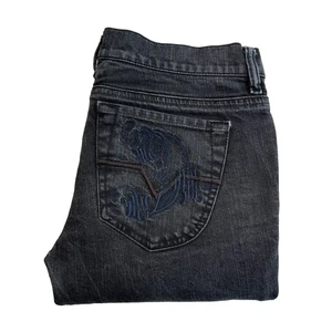 Diesel Liv Jeans Damen W29 L33 Grau Stretch Denim Slim Fit Y2K Vintage Grunge - Bild 1 von 14
