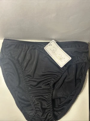 Rene Rofe Black Polyester Women's Vintage Panties Size 9 - Image 1 of 4
