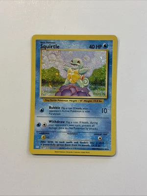 Squirtle 001/034 CLB Classic Collection Holo Pokémon Variant NM G - Image 1 of 2