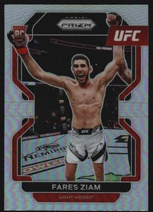 2022 Panini Prizm UFC Prizms Silver #143 Fares Ziam - Picture 1 of 2