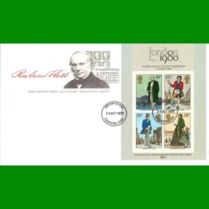 UK FDC Rowland Hill, International Stamp Exhibition First Day Cover, 24.10.1979 - Picture 1 of 1
