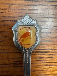 Tiny Vintage Souvenir Spoon US Collectible Kentucky Cardinal - Picture 1 of 3