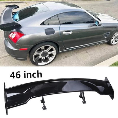 46"Car GT Style Trunk Rear Spoiler Wing Glossy Black For Chrysler Crossfire Foto 1 de 4