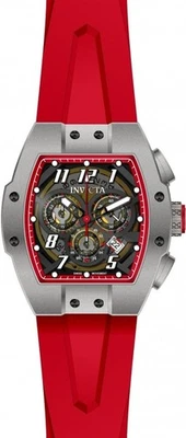 NEW INVICTA 44411 JM SWISS RONDA BLACK CHRONOGRAPH TITANIUM SAPPHIRE LE 47MM - Image 1 of 4