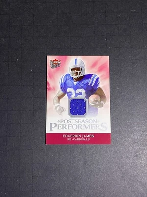 2006 Fleer Ultra Edgerrin James Postseason Performers GU Patch Card #UPP-EJ - Image 1 of 2