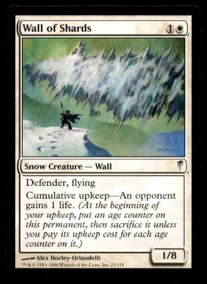 MTG Wall of Shards LP Light Play Coldsnap[IX] [125] - Image 1 of 2