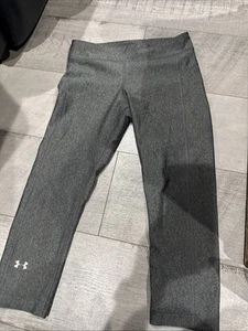 Under Armour Gray Activewear Capri Leggings Yoga Gym Pants Size S Small - Picture 1 of 2