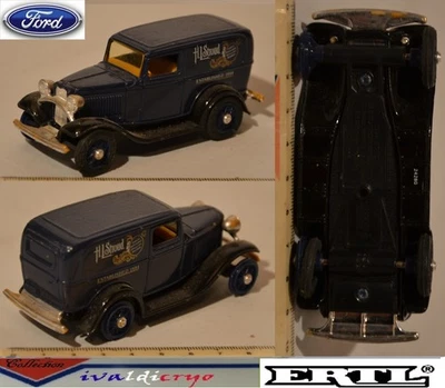 ford panel delivery 1932 bleu H.L. Stroud 1 43 ERTL usa - Photo 1/4