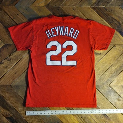 Camisa Majestuosa de los Cardenales de San Luis Talla Mediana Heyward 22 MLB Foto 1 de 4