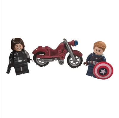 LEGO Capitán América SH0264 Soldado de Invierno SH0257 Superhéroes 76047 Mini-Figuras Foto 1 de 4