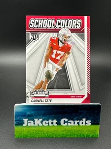2024-25 Panini NIL Ohio State University - Colores escolares Carnell Tate #4 - Imagen 1 de 2